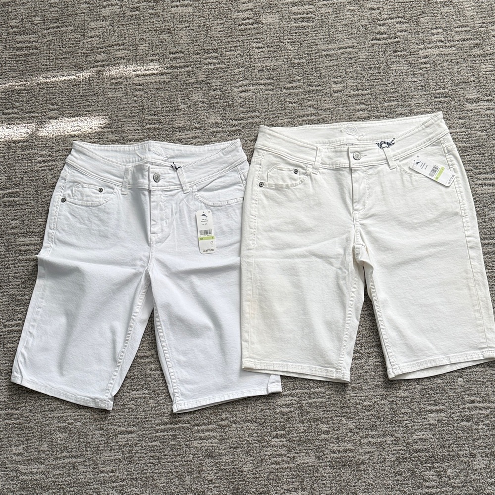 Tommy Bahama Women's White Bermuda Shorts